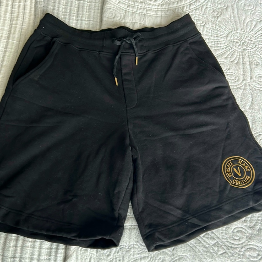 VERSACE JEANS COUTURE Casual Shorts Men Black